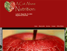 Tablet Screenshot of acutabovenutrition.com